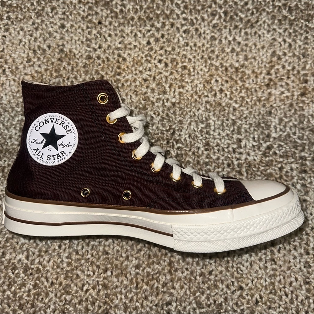 Converse Chuck Taylor Hightops brown women’s size 9.5 men’s size 7.5 - Picture 4 of 9